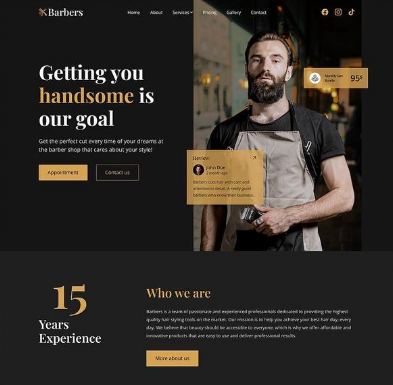 Barbers Goal web site