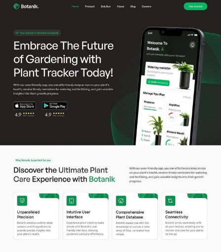Botanik Plant web site