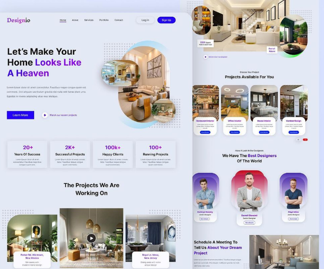 Designio home web site