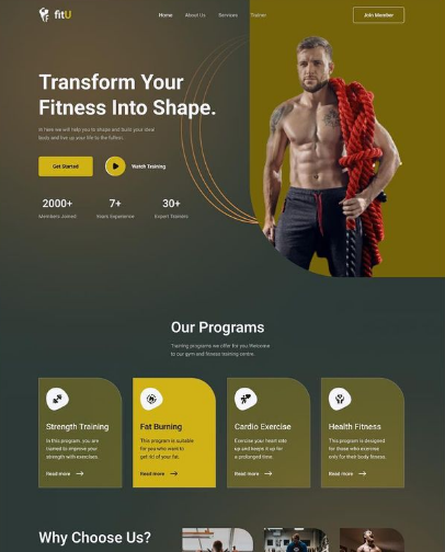 Fit U Sport web site