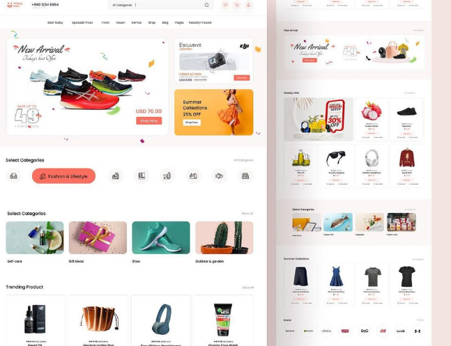 New Shop web site
